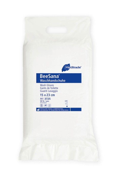 BeeSana® Waschhandschuh Molton Soft