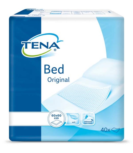 Tena Bed Original Bettschutzunterlagen 60 × 60 cm Verpackung