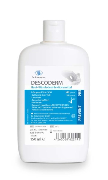 Descoderm Händedesinfektion 150 ml