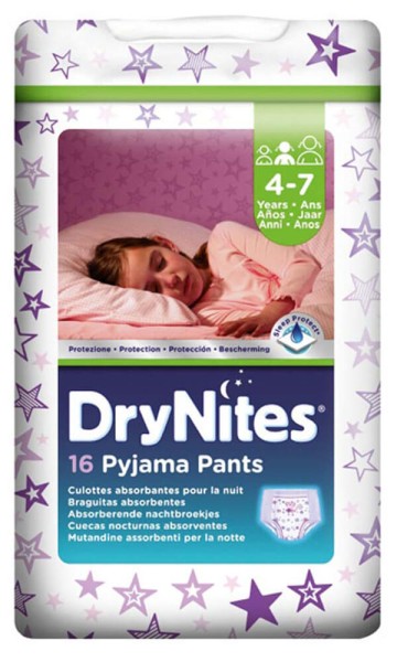 Huggies® DryNites® Pants 4-7 Jahre Mädchen