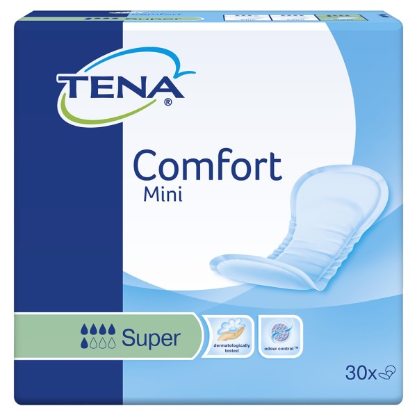 Tena Comfort Mini Super Einlagen Damen Herren 30 Stück Verpackung