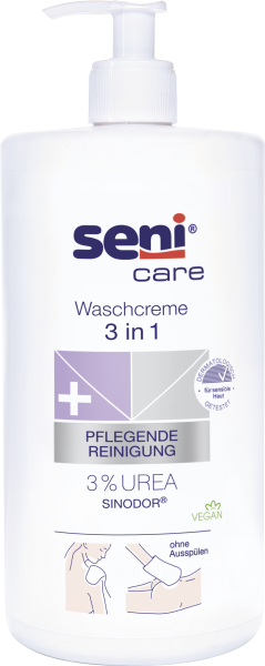 Seni Care Waschcreme 3-in-1 mit Urea