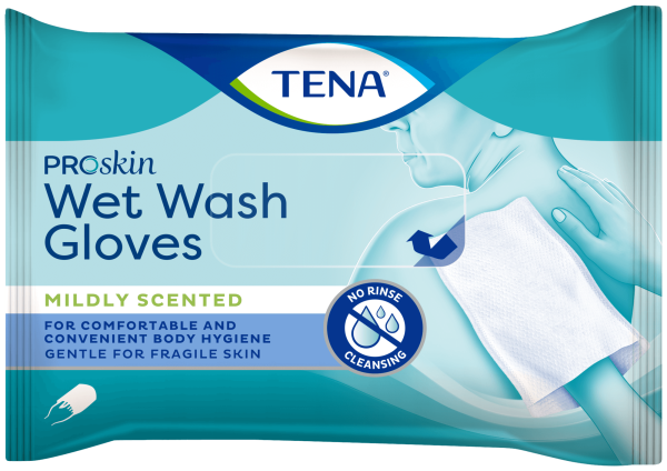 Tena Wet Wash Glove parfümiert
